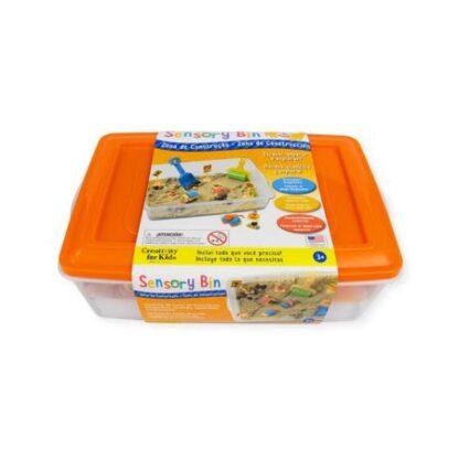 CAJA SENSORIAL DE ARENA CONTRUCCIÓN- Sensory Bin - Imagen 2