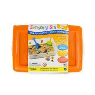 CAJA SENSORIAL DE ARENA CONTRUCCIÓN- Sensory Bin