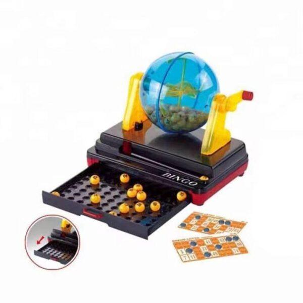 Bingo con Bandeja, Cartillas y Fichas – Juego Familiar