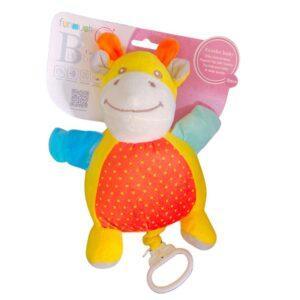 Peluche Sensorial Jalapita con Sonido - Jirafa