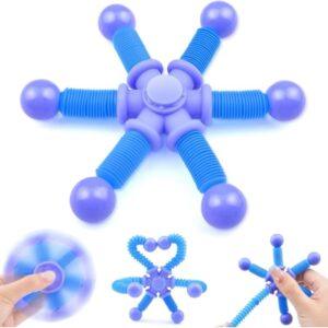 Juguete Antiestrés Estrella tubo Pop Spinner - Colores variados