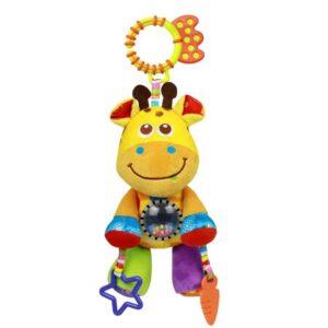 Sonaja Sensorial de peluche - Jirafa