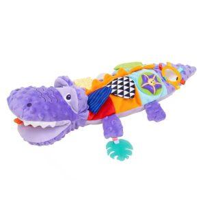 Cocodrilo Sensorial Vibrador para Bebés | Juguete Sensorial para Tummy Time