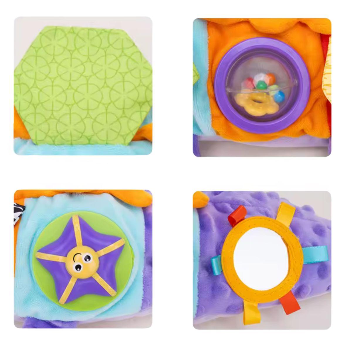 Cocodrilo Sensorial Vibrador para Bebés | Juguete Sensorial para Tummy Time - Imagen 2