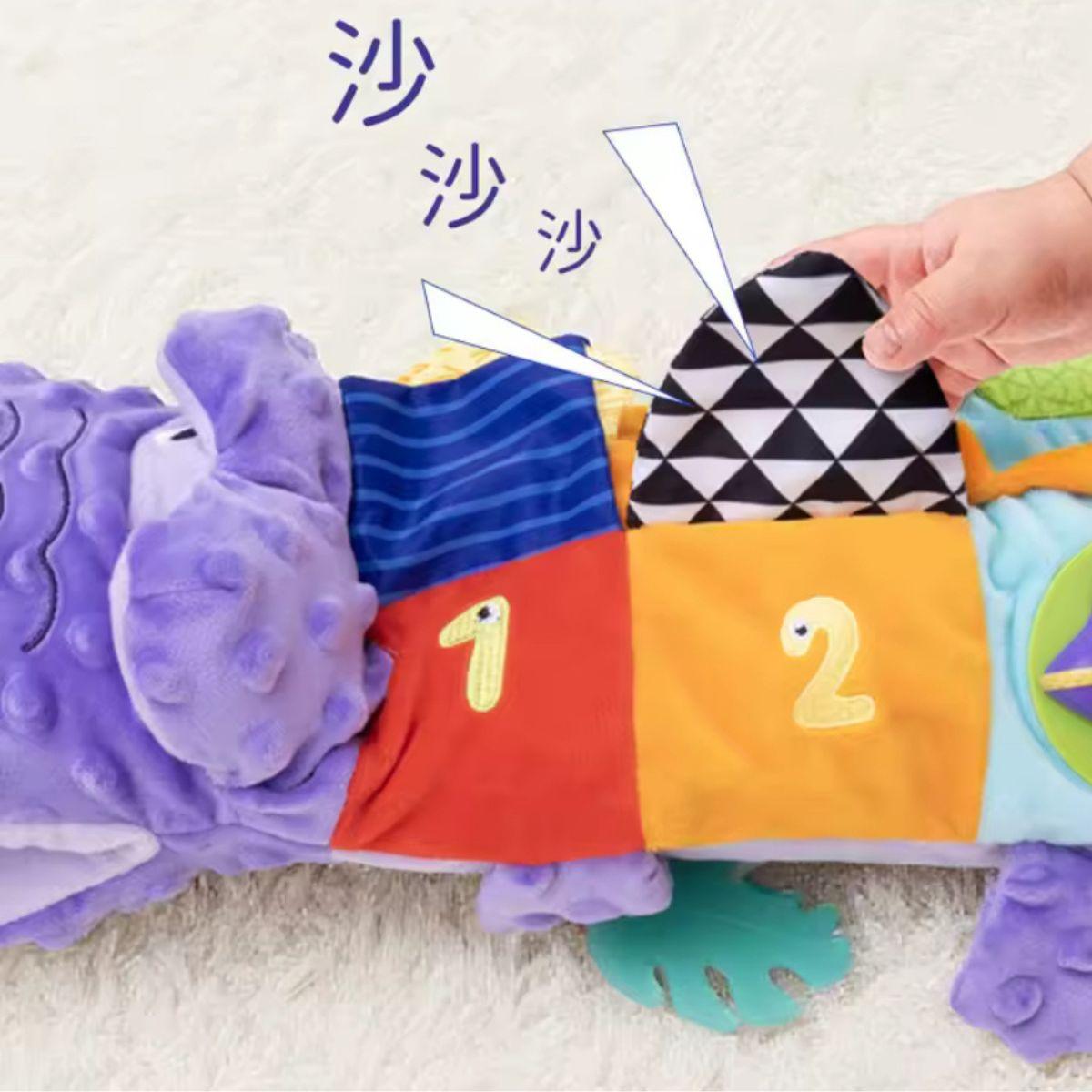 Cocodrilo Sensorial Vibrador para Bebés | Juguete Sensorial para Tummy Time - Imagen 4
