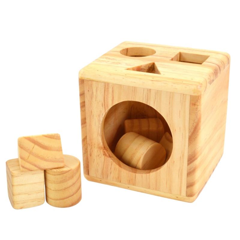 Cubo de Encaje con Bloques de Madera Pino | Hecho en Perú - Imagen 3