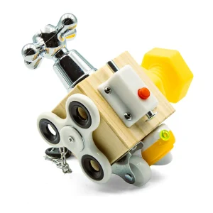 Cubo didáctico multifunción sensorial Montessori